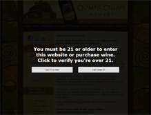 Tablet Screenshot of olympiccellars.com